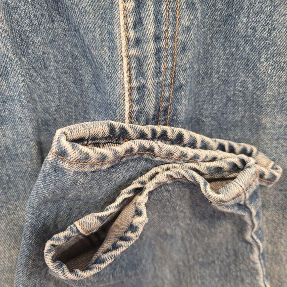 Vintage 1990s Levi's 505 Womens Jeans Size 12 Med Wash Mid Rise USA Classic West - Picture 12 of 16